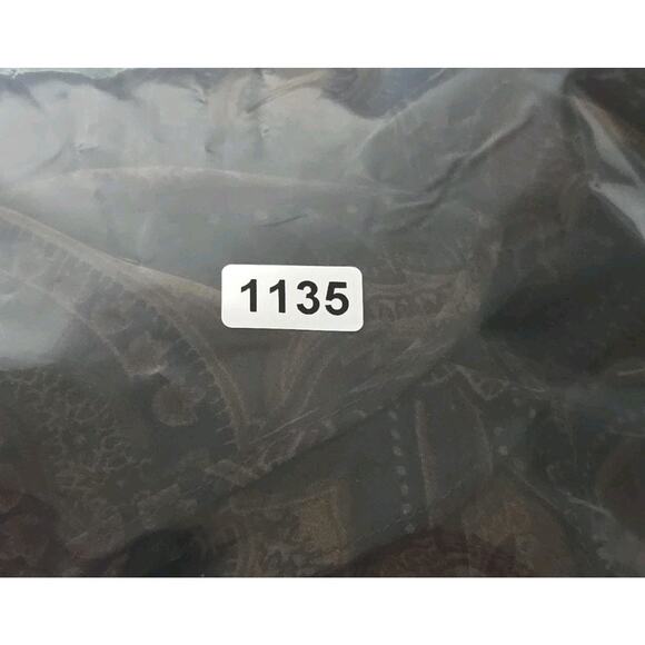 Vintage Chaps Pull On Skirt XL Paisley Dark Academia Fall Autumnal Librarian - Picture 14 of 14